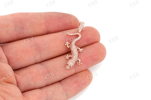 1.00CTW Lizard Hip Hop Pendant  customdiamjewel   