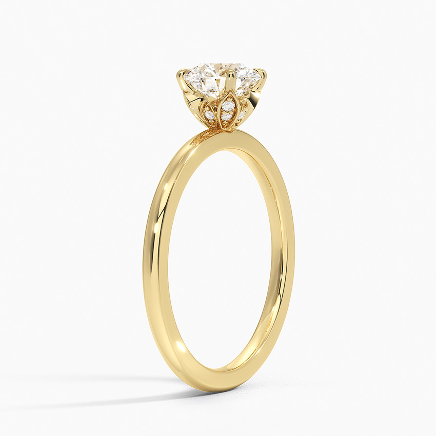 2.06CTW Lab Grown Diamond Tulip Setting Engagement Ring  customdiamjewel   