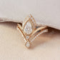 0.30 CTW Deep Curve Pave Moissanite Wedding Band  customdiamjewel   