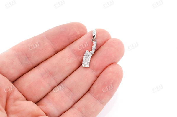 0.35CTW Hip Hop Butcher's Knife Pendant  customdiamjewel   