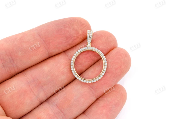 0.50CTW Small Round Picture Memory Pendant  customdiamjewel   