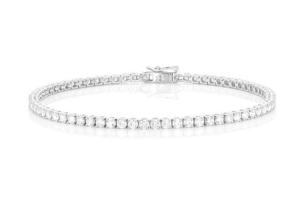 Beautiful Prong Set Tennis Diamond Bracelet  customdiamjewel   