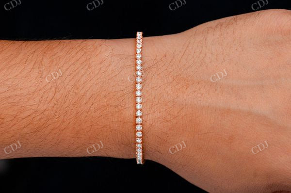 Beautiful Prong Set Tennis Diamond Bracelet  customdiamjewel   