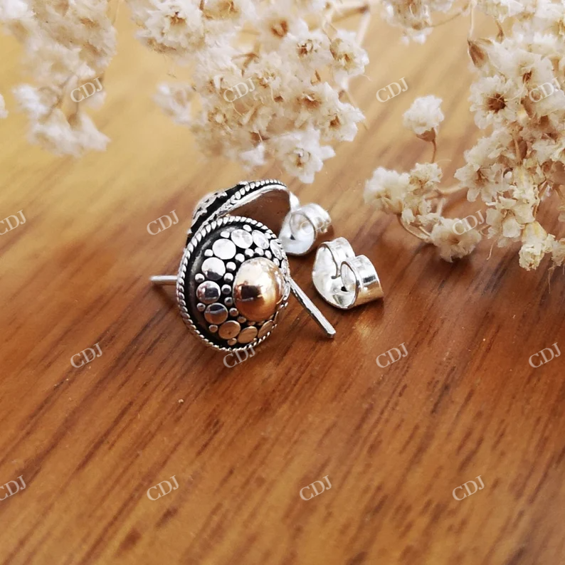 Moissanite Designer Stud Earrings  customdiamjewel   