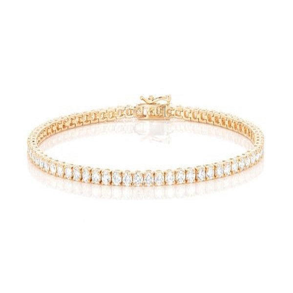 Beautiful Prong Set Tennis Diamond Bracelet  customdiamjewel   