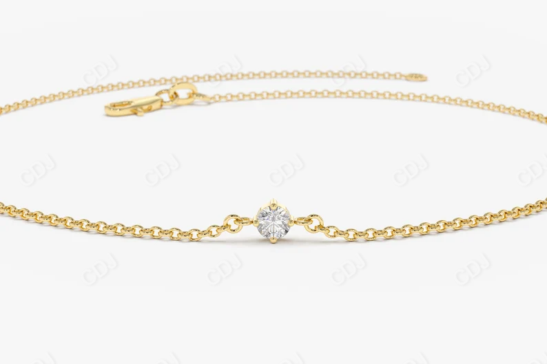 0.05Ct Prong Setting Lab Diamond Bracelet for Women  customdiamjewel   