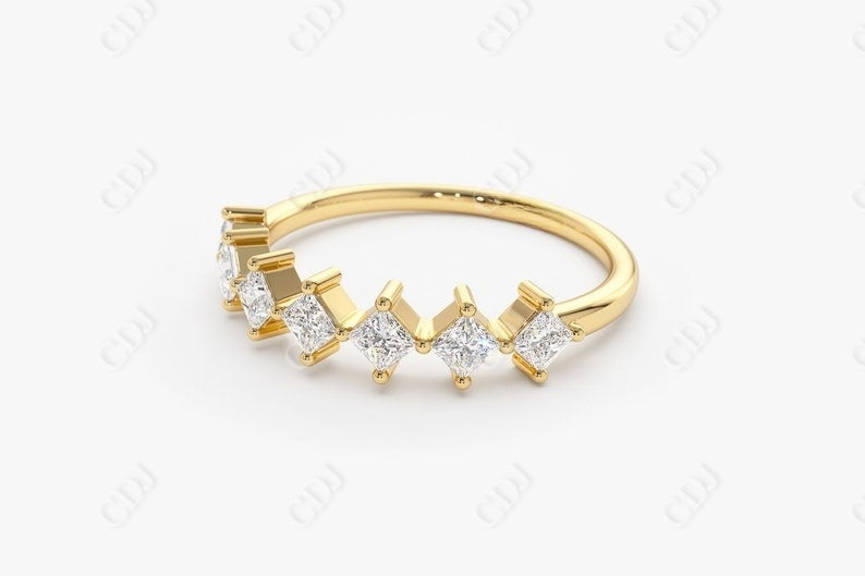 0.55CTW Lab Grown Princess Cut Diamond Ring  customdiamjewel   