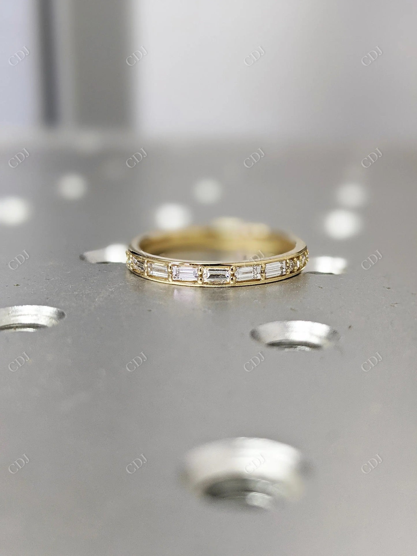 Baguette  2.0MM Ultra Thin Diamond Stackable Ring  customdiamjewel   