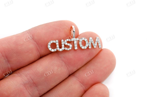 Simple Custom Engraved  Pendant  customdiamjewel   