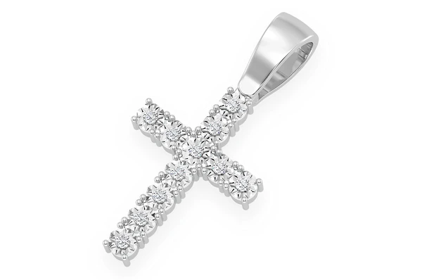 Dainty Miracle Cross Pendant  customdiamjewel   