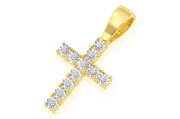 Dainty Miracle Cross Pendant  customdiamjewel   