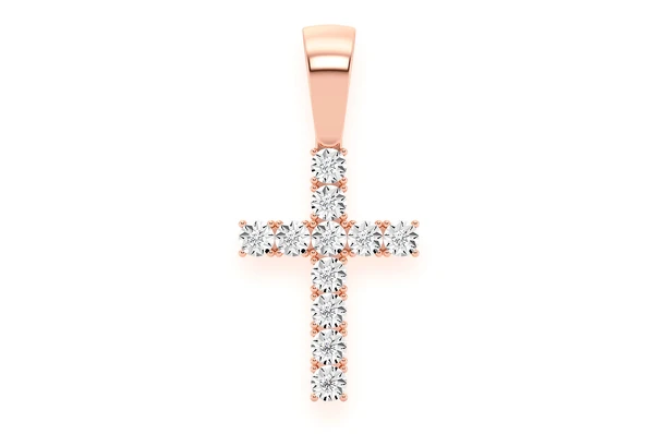 Dainty Miracle Cross Pendant  customdiamjewel   