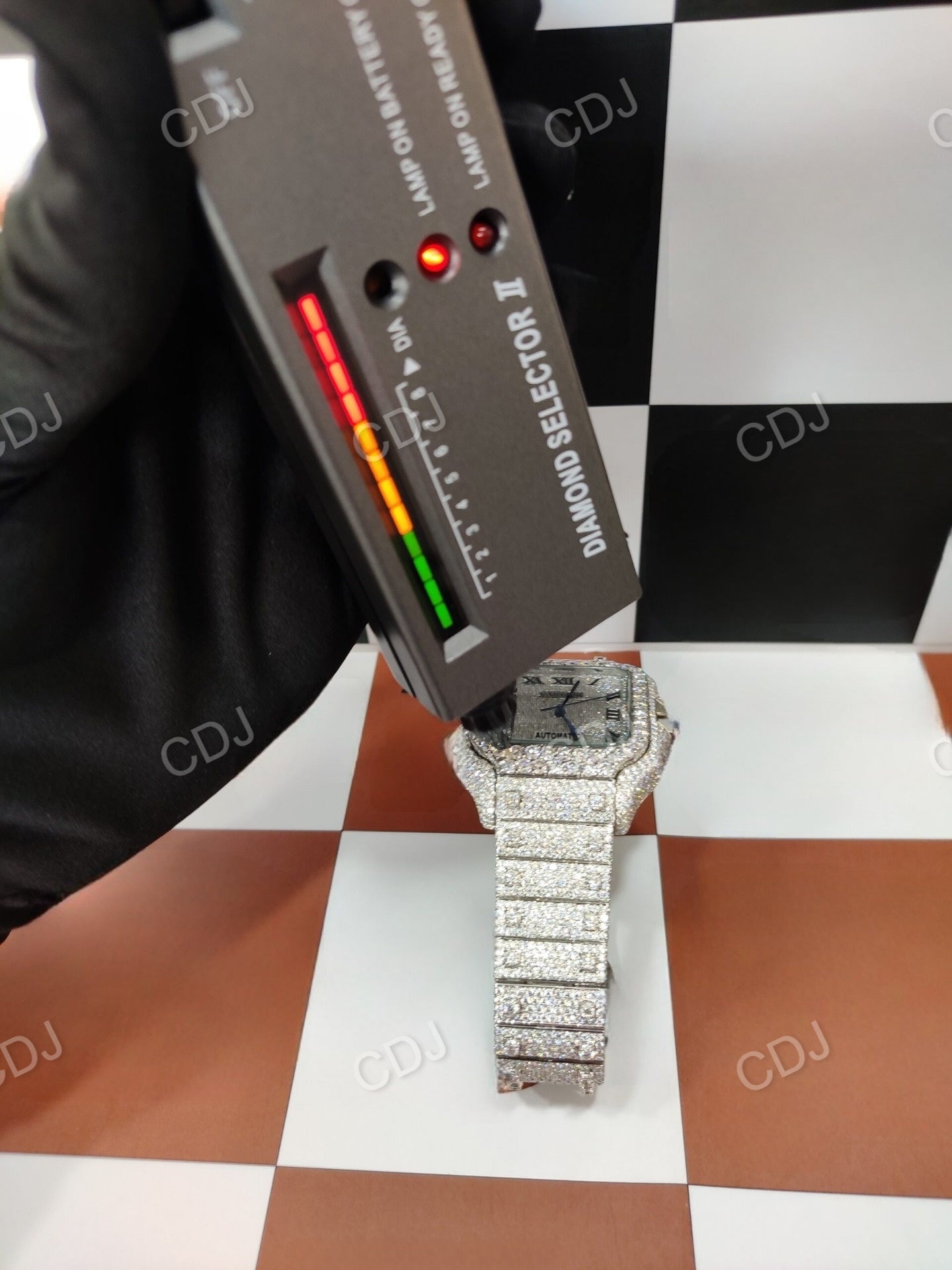 Rapper Hip Hop Cartier Diamond Watch (28 to 30 CTW Approx.)  customdiamjewel   