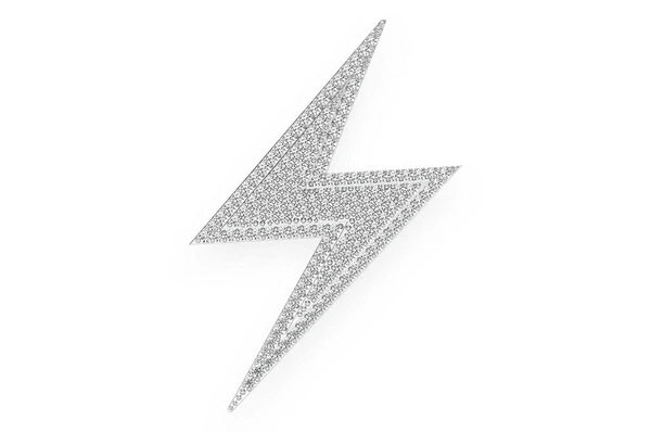 Dainty 0.65CTW Layered Lighting Bolt Pendant  customdiamjewel   