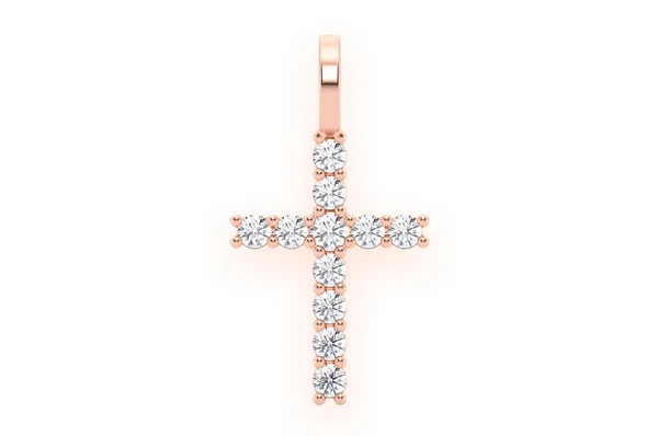 0.50CTW Cross Diamond Pendant  customdiamjewel   