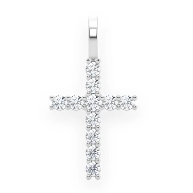 0.50CTW Cross Diamond Pendant  customdiamjewel   