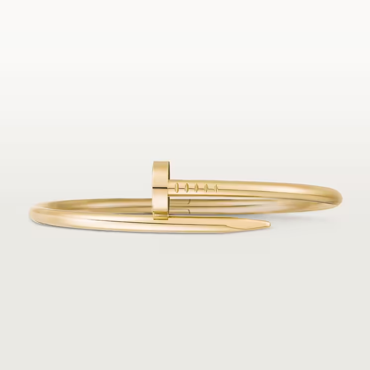 Open Cuff Nail Bangle Bracelet  customdiamjewel 10 KT Solid Gold Yellow Gold 