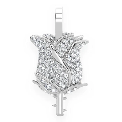 0.33CTW Rose Diamond Pendant  customdiamjewel   