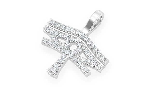 0.25CTW Ankh Diamond Pendant  customdiamjewel   