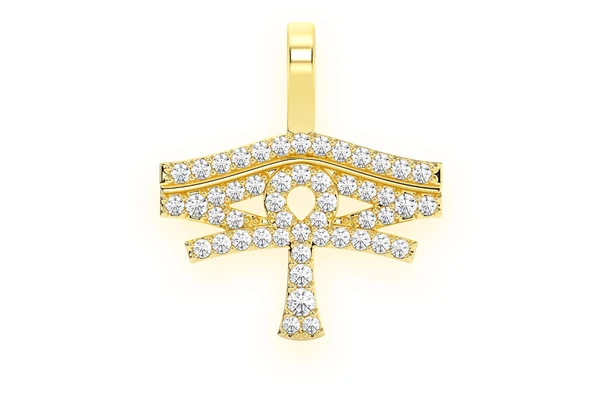 0.25CTW Ankh Diamond Pendant  customdiamjewel   