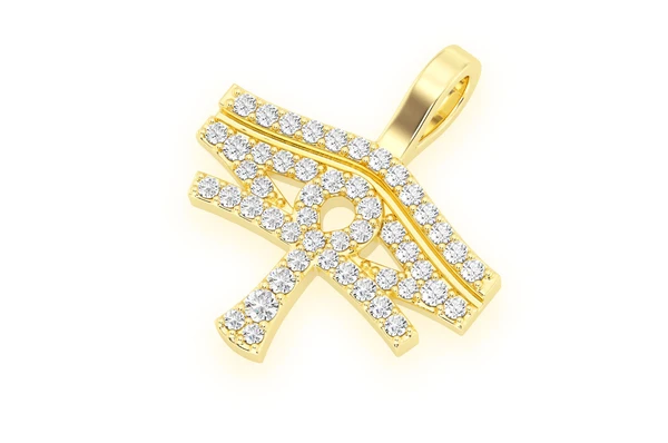 0.25CTW Ankh Diamond Pendant  customdiamjewel   