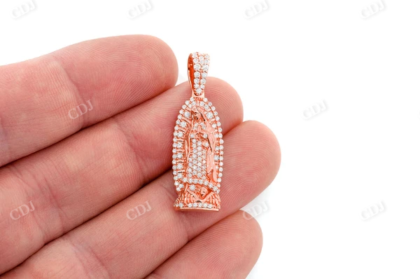 0.70CTW Virgin De Guadalupe Pendant  customdiamjewel   