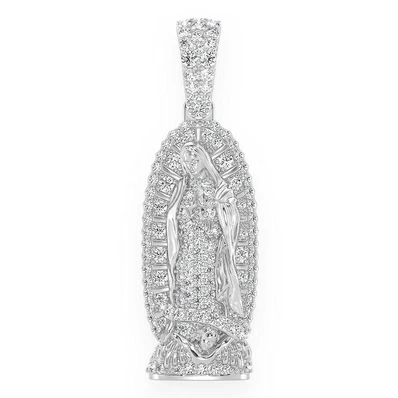 0.70CTW Virgin De Guadalupe Pendant  customdiamjewel   