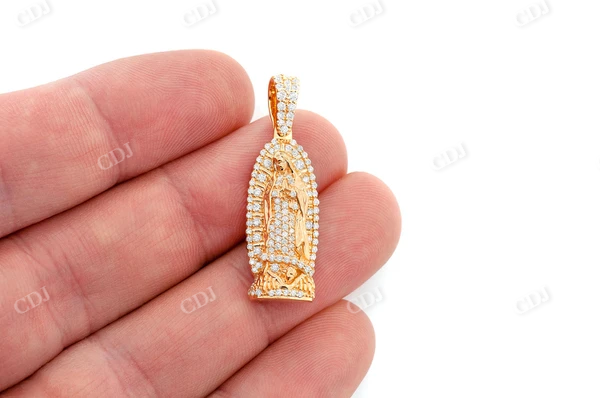 0.70CTW Virgin De Guadalupe Pendant  customdiamjewel   