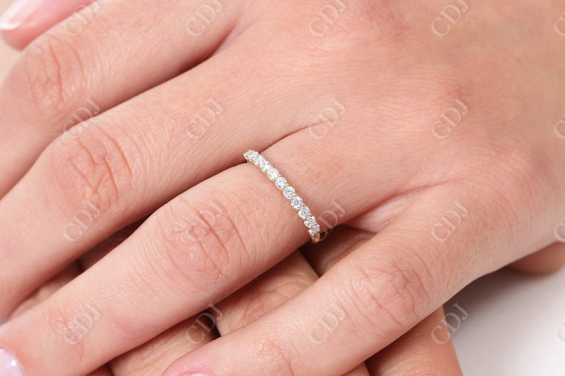 0.41CTW Round Cut Natural Diamond Shared Setting Wedding Band  customdiamjewel   