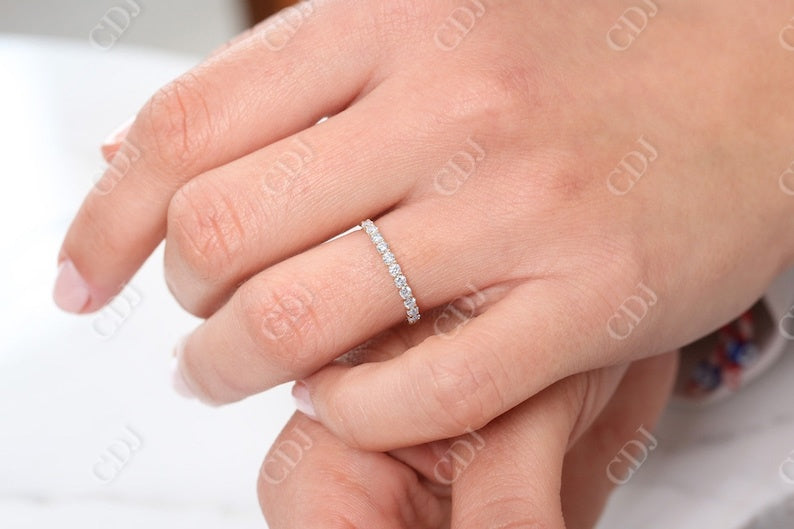 0.41CTW Round Cut Natural Diamond Shared Setting Wedding Band  customdiamjewel   