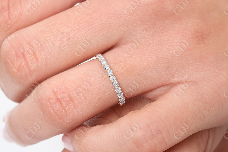 0.41CTW Round Cut Natural Diamond Shared Setting Wedding Band  customdiamjewel   