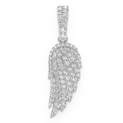 0.45CTW Angel Wing Diamond Pendant  customdiamjewel   