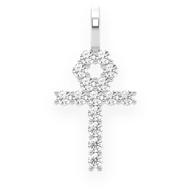 0.28CTW One Row X Diamond Pendant  customdiamjewel   