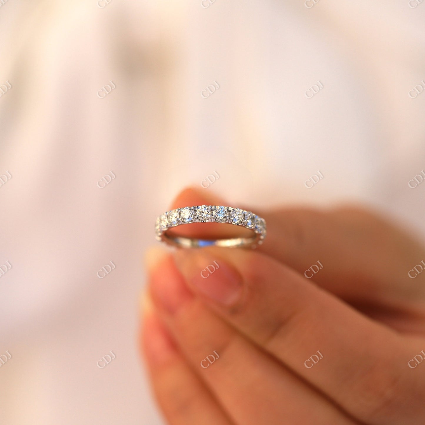 2.00CTW Lab Grown Diamond Eternity Wedding Band  customdiamjewel   