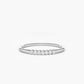 0.10CTW Round Cut Diamond Wedding Band  customdiamjewel 10KT White Gold VVS-EF