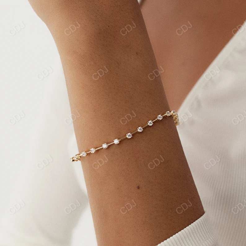 Lab Grown Diamond Infinity Bracelet  customdiamjewel   