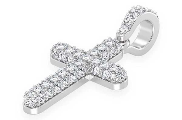 0.50CTW Cross Diamond Pendant  customdiamjewel   