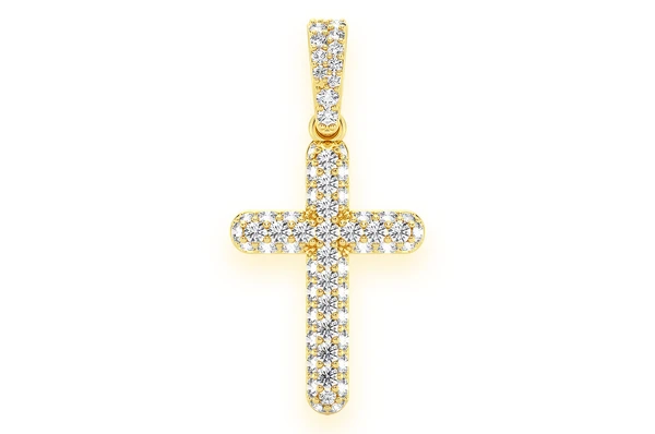 0.50CTW Cross Diamond Pendant  customdiamjewel   