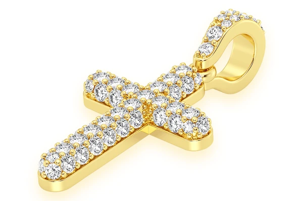 0.50CTW Cross Diamond Pendant  customdiamjewel   