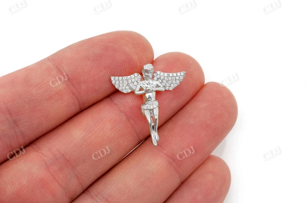 0.33CTW Angel Diamond Pendant  customdiamjewel   