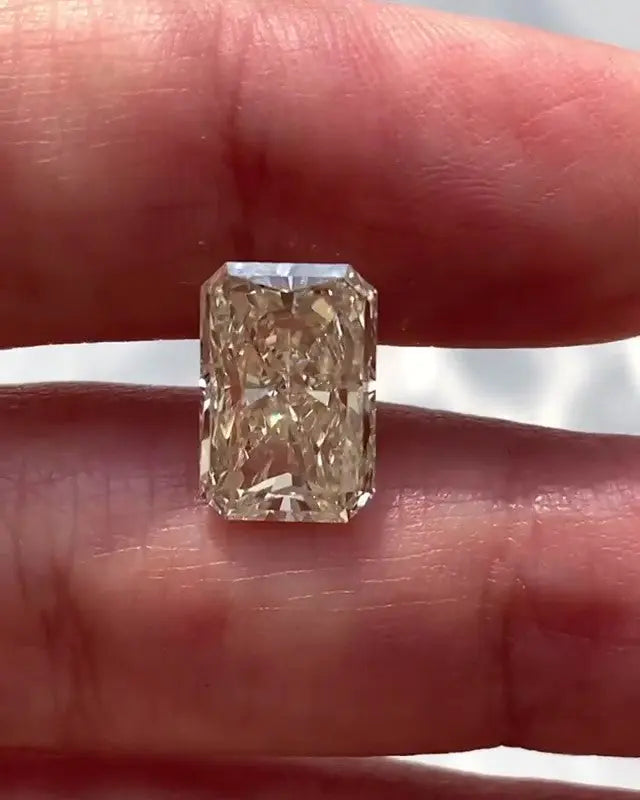 2.20CT Radiant cut Colorless Loose Moissanite  customdiamjewel   