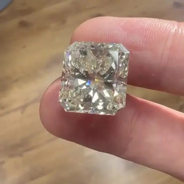 2.0CT Radiant Cut Loose Moissanite  customdiamjewel   