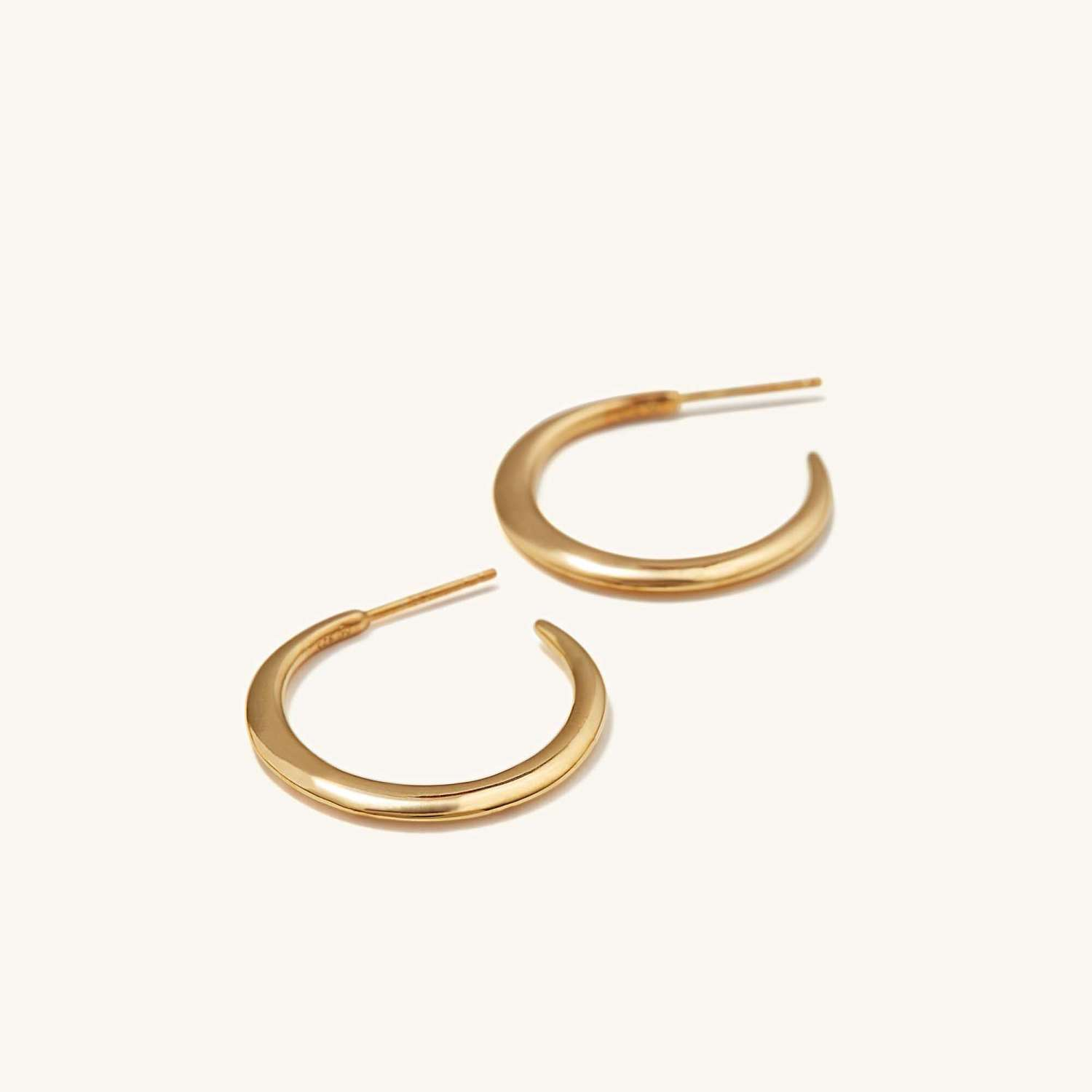 Stylish Editor 14K Solid Gold Hoop Earring  customdiamjewel   