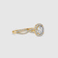 1.18CTW Split Shank Diamond Engagement Ring