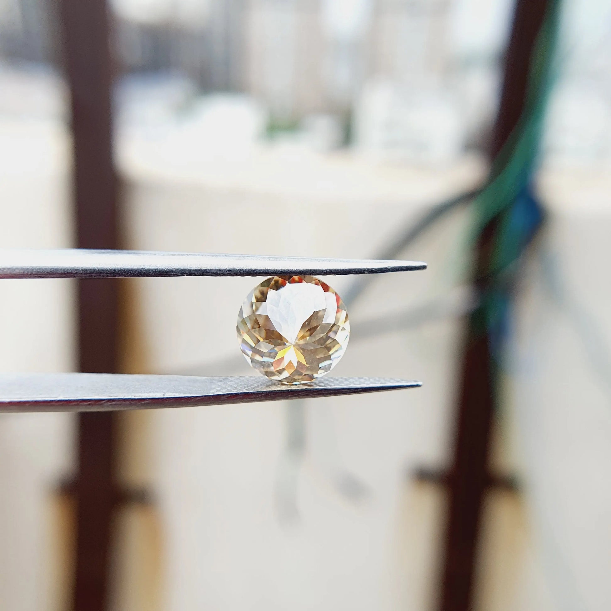 2.50CT Portuguese Cut Yellow Loose Moissanite  customdiamjewel   