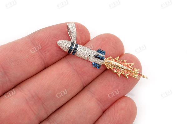 1.20CTW Missile Diamond Pendant  customdiamjewel   