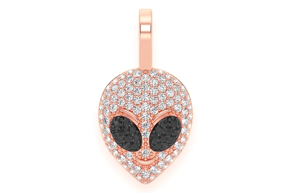 0.50CTW Alien Diamond Pendant  customdiamjewel   