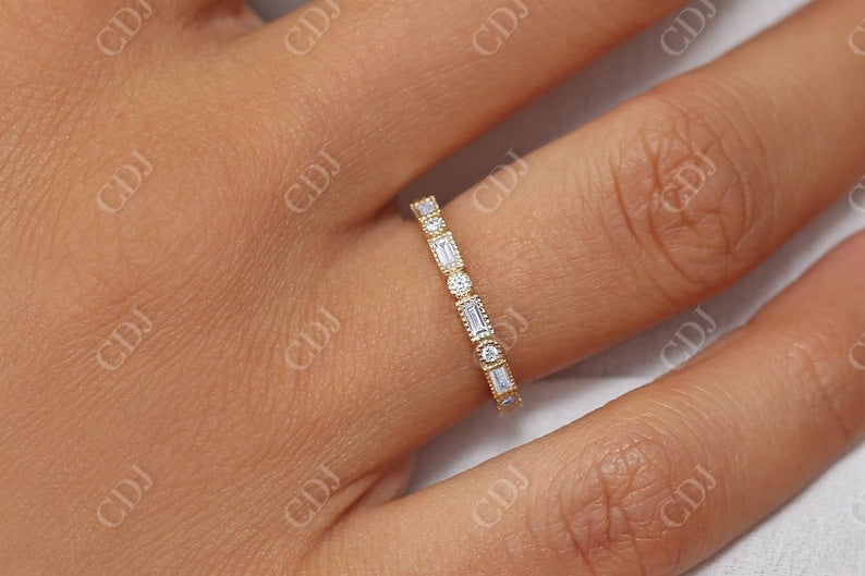 0.39CTW Natural Diamond 14k Gold Micro Pave Wedding Band  customdiamjewel   