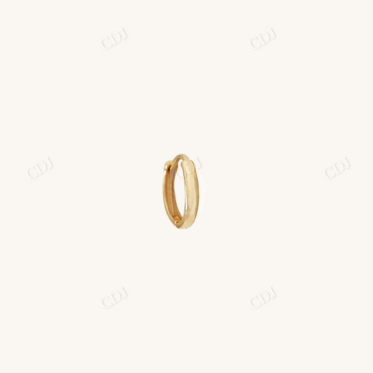 Single Tiniest Mini Hoops For Men  customdiamjewel 10 KT Solid Gold Yellow Gold 