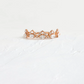 0.846CTW Cluster Natural Diamond Wedding Band  customdiamjewel 10KT Rose Gold VVS-EF
